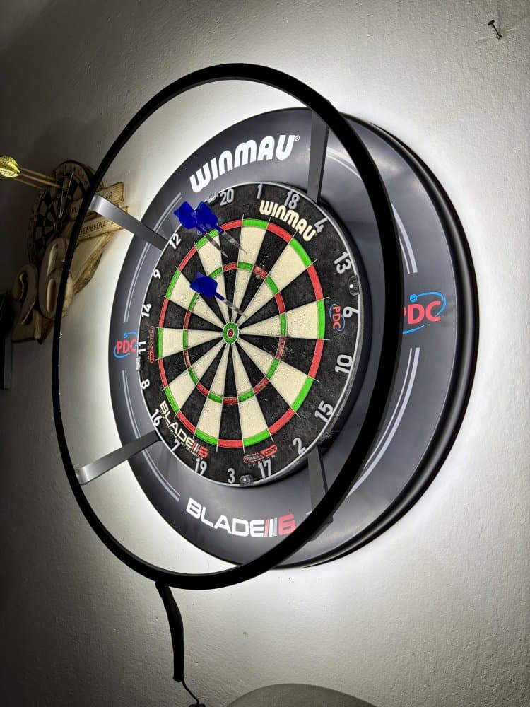 Osvětlení šipkového terče